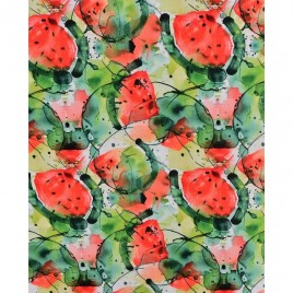Džersio trikotažas su skaitmenine spauda Watermelon